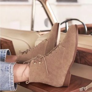 Sezane suede boots